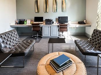 Business center at The Madison Apartment Homes in Tyler, 75703